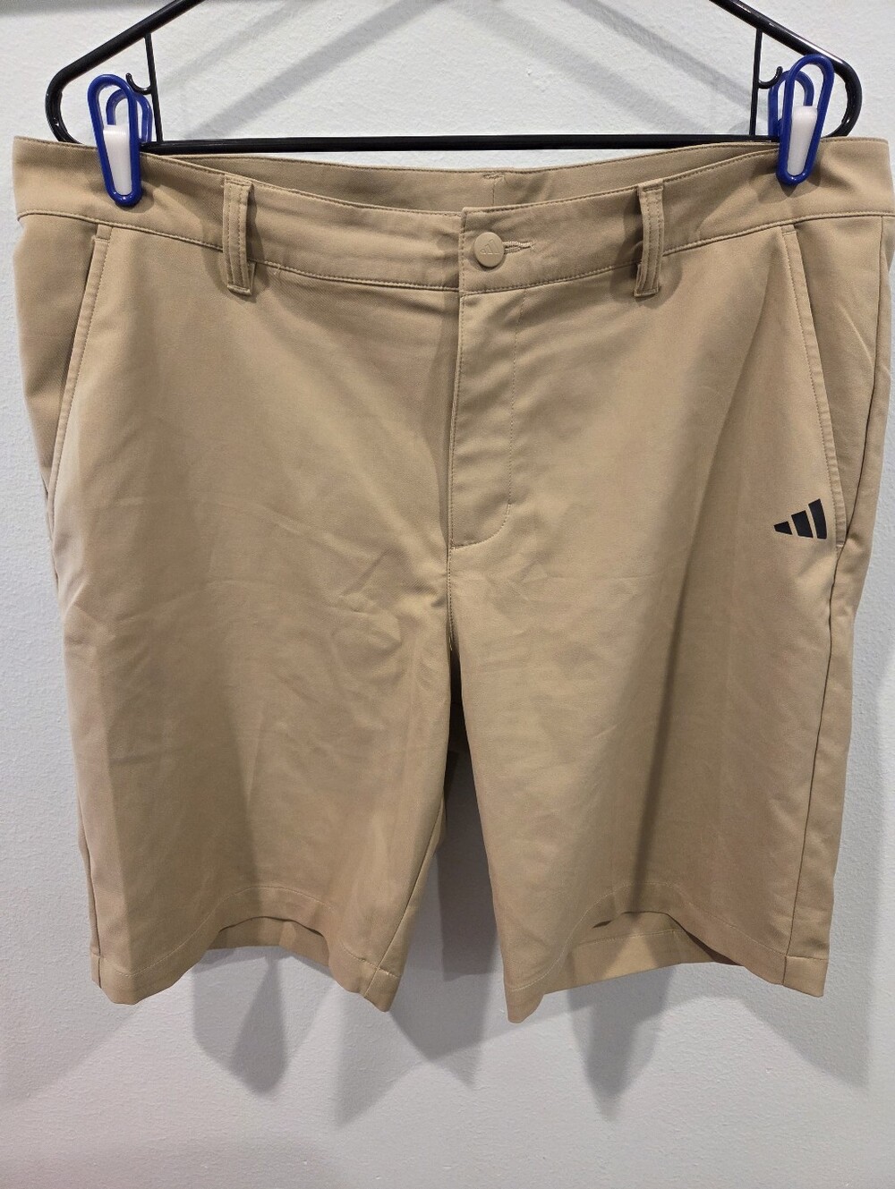 Adidas Men's Khaki Performance Golf Shorts